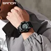 SANDA 326 New Arrival Electronic Digital Movement Luminous Led Display Dial Outdoor Sports Waterproof Men Wrist Watch 4