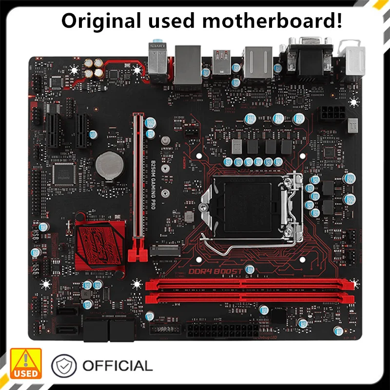 

For B250M GAMING PRO Original Used Desktop Intel B250 32GB DDR4 Motherboard LGA 1151 i7/i5/i3 USB3.0 SATA3