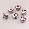 10Pcs Faucet Handle Hot Cold Water Sign Red Blue Label Decoration Cover Kitchen Bathroom Mixer Tap Indicate For Faucet Handles 5