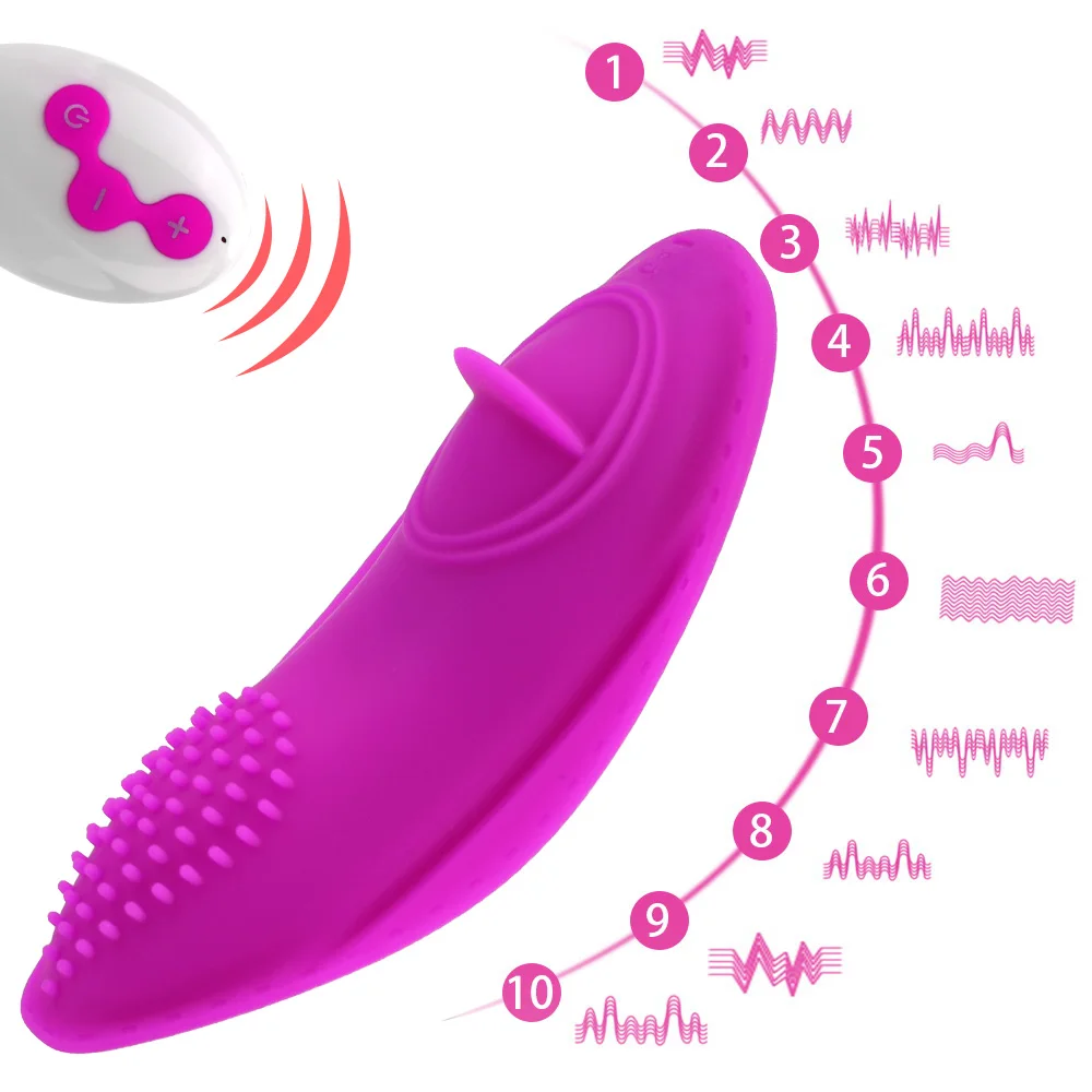 Vibrator Panties Spikes For Women Clitoris Licks l Nipple Anal Stimulator Female Masturbator Wireles Nippe Ana_voghion.com