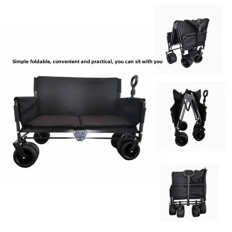 Camping Cart Multifunctional Sofa Seat Outdoor Sofa Multifunctional Recliner Folding Cart