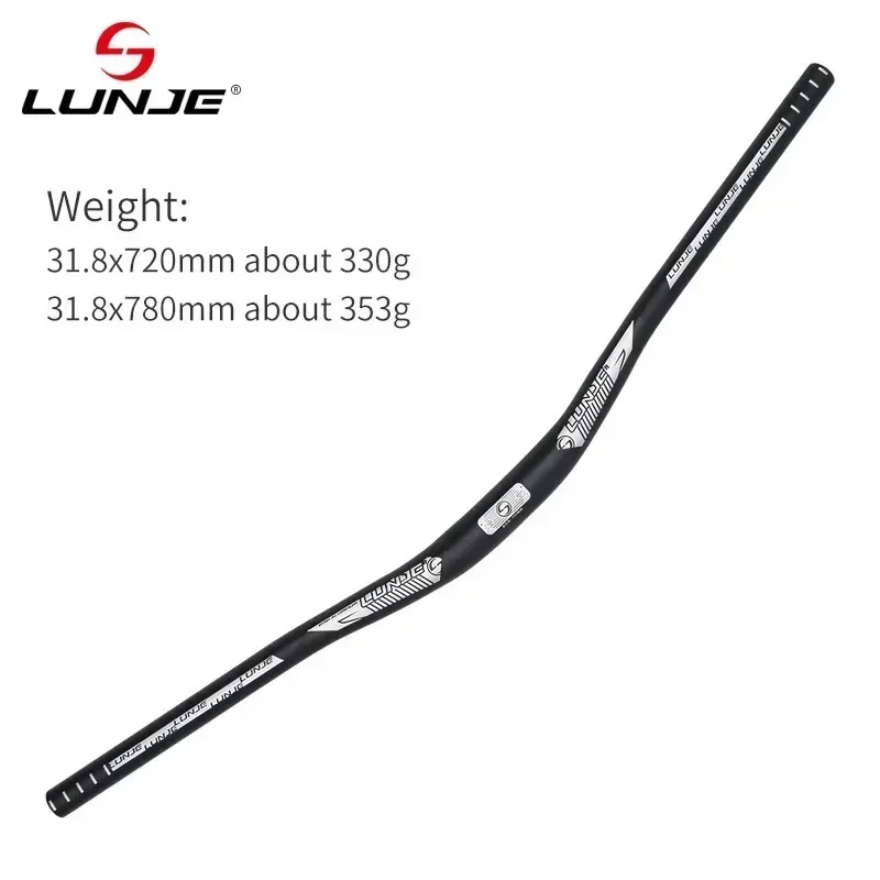 Bicycle handlebar MTB aluminum alloy for road mountain bike 31.8mm*650/720/780mm steering wheel