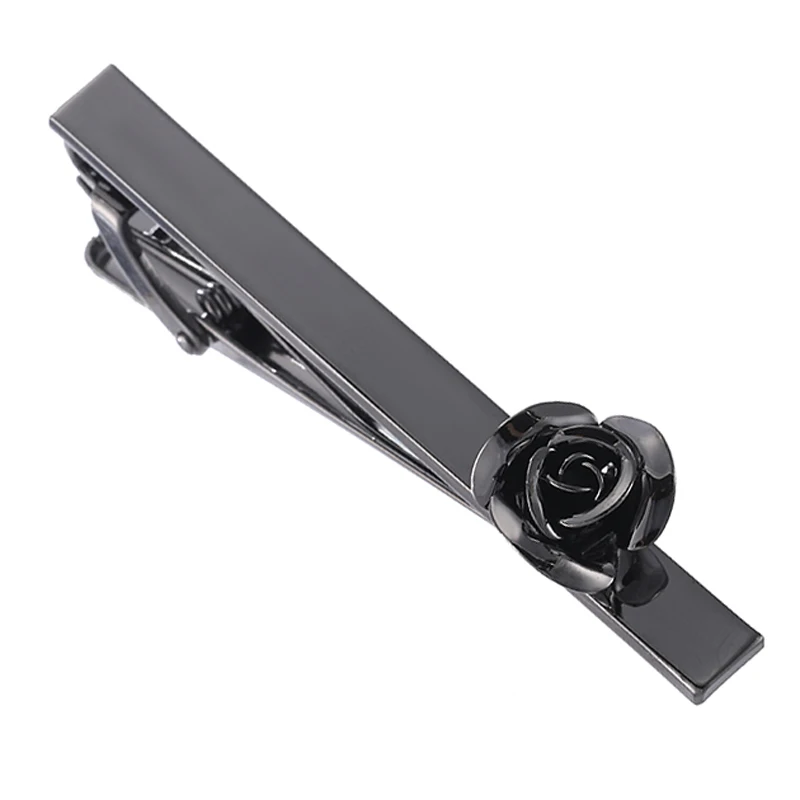 Tie Clips Classic Men's and Women's Love Rose Anchor Sax Music Suit Shirt Accessories tie clips