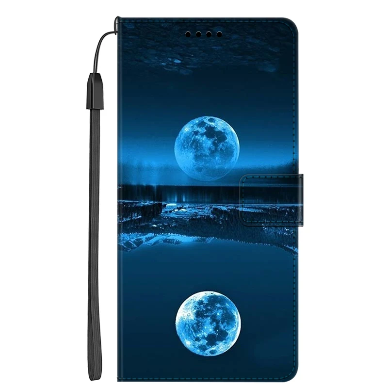 Elegant Flip Leather Wallet Cover with Stand - Premium Protection Case and Card Holder