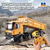 HUINA 1536 Remote Control Model 1/14 2.4G 8-Wheel Heavy-Duty Engineering Dump Truck Alloy Sound/light Electric Toy for Adult Boy 4