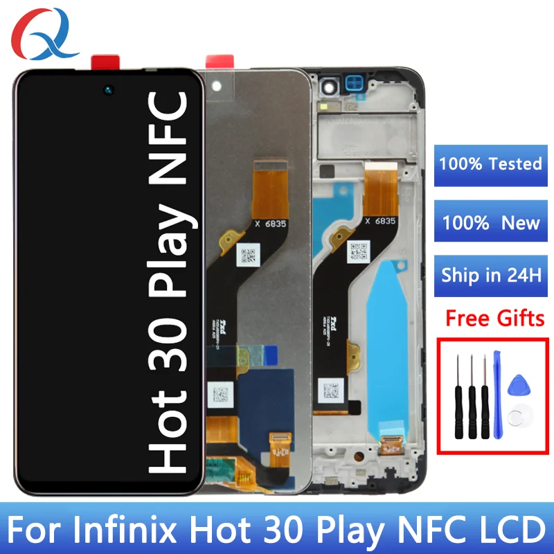 Originale per Infinix Hot 30 Play NFC LCD X6835