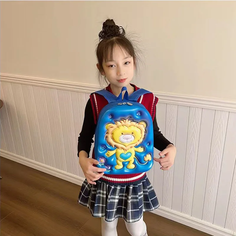 

2024 New Children's Small School Bag Ultra-Lightweight and Burden-Reducing Hard Shell Kindergarten Backpack Unicorn Cartoon Baby