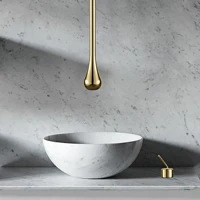 Luxury high-end brass black bathroom faucet ceiling ceiling design single handle cold and hot double-hole basin&bathtub faucet 4