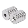 10x5-M3/12x5-M3/15x3-M4 Hole Strong Countersunk Round  Neodymim Imans Powerful Rare Earth Permanent Fridge Magnts with hole 2