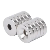 10x5-M3/12x5-M3/15x3-M4 Hole Strong Countersunk Round  Neodymim Imans Powerful Rare Earth Permanent Fridge Magnts with hole 2