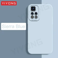Silky Soft Liquid Silicone Cover - YIYONG Premium Protective Case for RedmiNote12ProPlus5G (Sierra Blue)