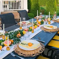 3Pcs Double Sided Vintage Ribbed Taper Glass Candle Holders for Table Centerpieces, Wedding Decorations Dinner Parties 5