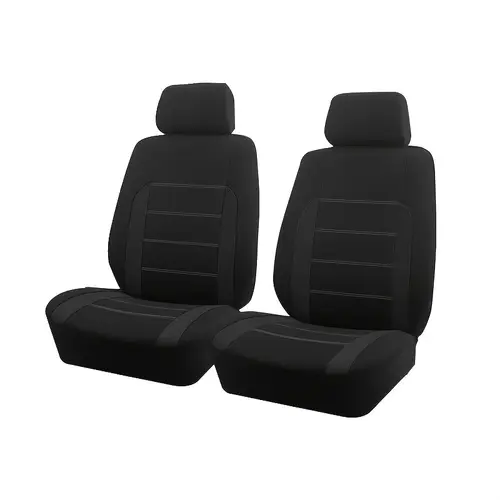 AUTO PLUS Sports Universal Polyester Car Seat Cover Set Fit Most Car Plain Fabric Bicolor Stylish Car Accessories Seat Protector - Image 10