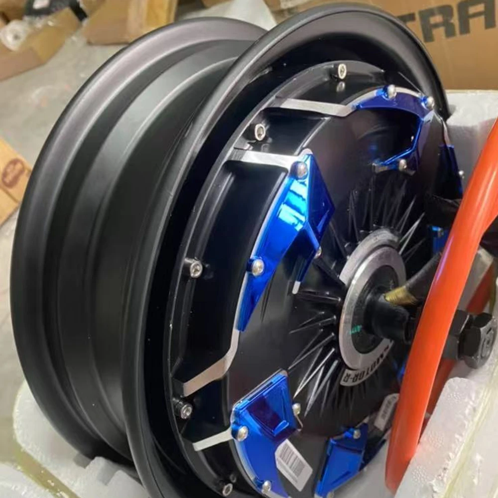 QS 12 Inch 4-generation Brushless Disc Brake Hub Motor 60-96V 1500 2000 3000W High Power Electric Scooter Rear Wheel Hub Motor