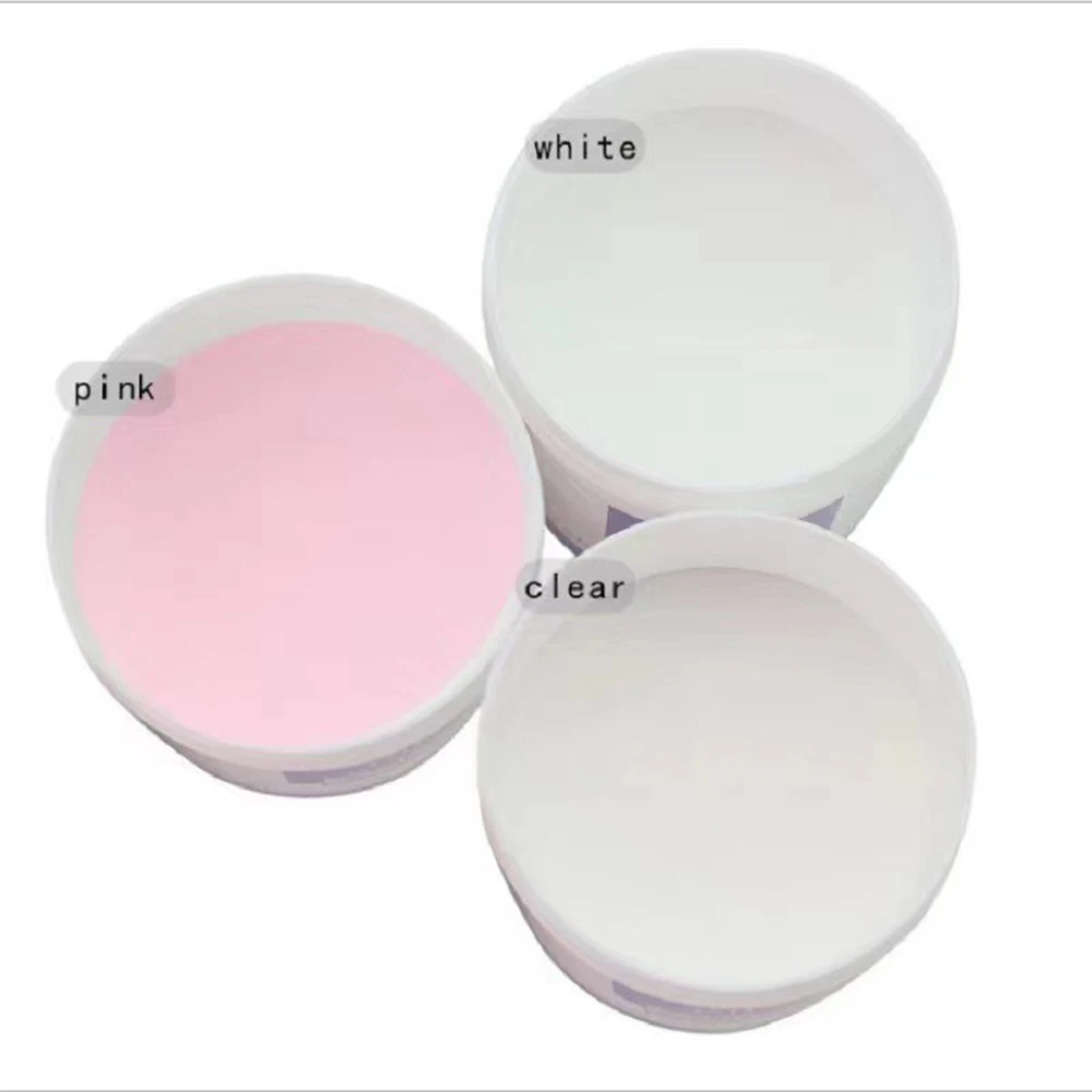 10g/bottle Acrylic Nail Powder Clear/Pink/White Crystal Polymer Powder for Nail Extension/Carving Manicure Nail Accessories 2