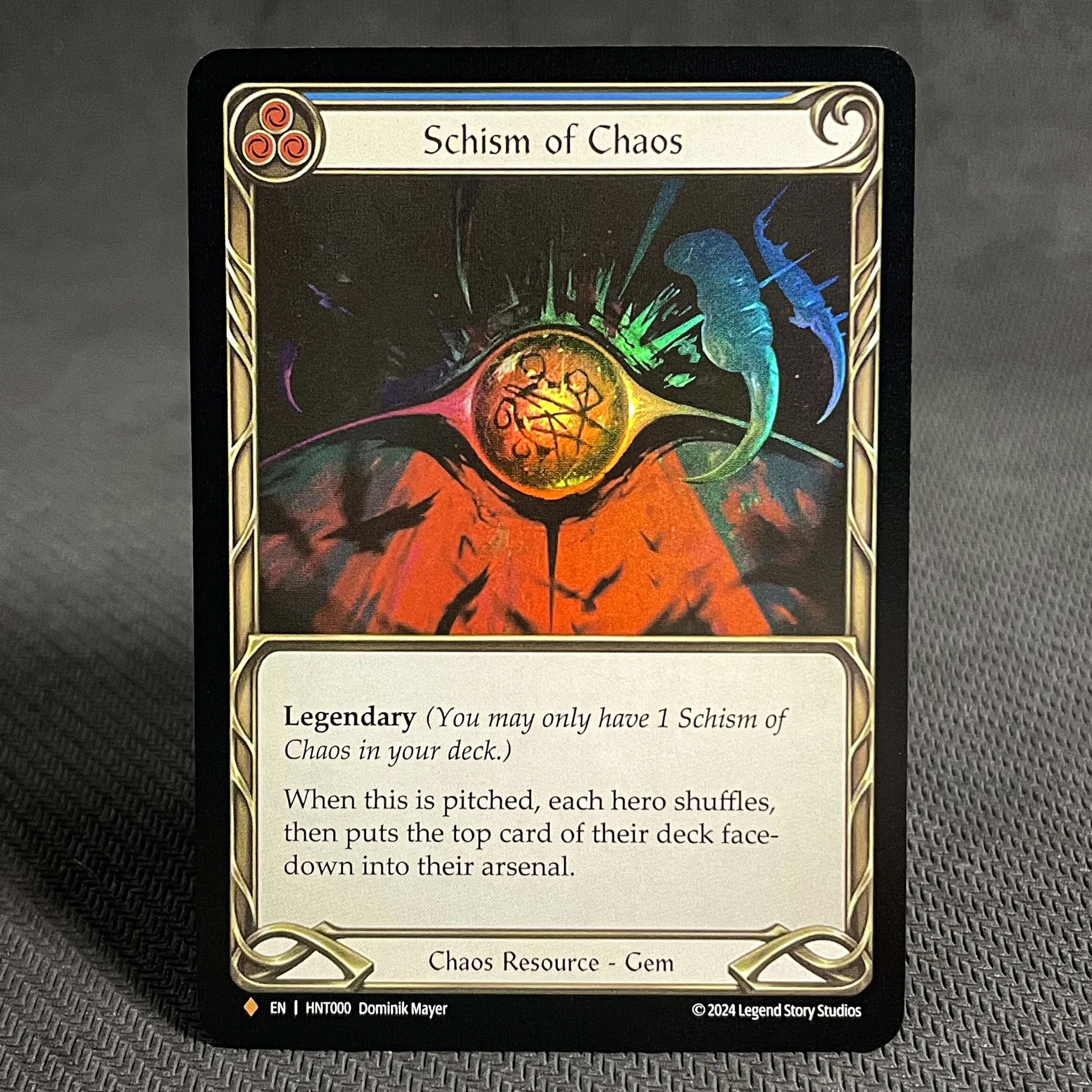 PROXY Flesh and Blood Card Master Cog Flick Knives Riches of