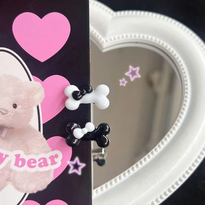 

Симпатичная мини заколка для волос с бантом в виде кости в стиле Харадзюку модная Милая забавная крутая заколка зажим для волос с утконосом для женщин и девочек аксессуары для волос