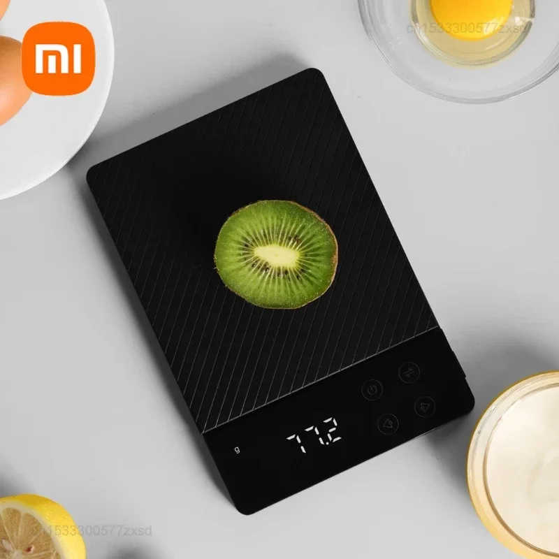 Цифровые электронные весы Xiaomi DUKA ATuMan ES1, бытовые многофункциональные перезаряжаемые весы с ЖК-экраном, 3-8 кг, с подсветкой