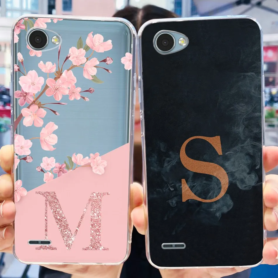 2023 Nuova Custodia Per Lettere Di Moda Per Lg Q6 Q6 + Q6 Alpha X600K X600L X600S M700 Cover Morbida In Silicone Tpu Per Paraurti Lg Q6 Plus Q 6 Q6A