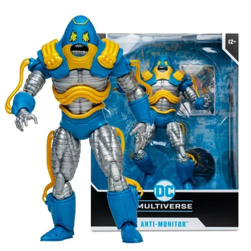 

In Stock Mcfarlane Toys Anime Figure Anti-Monitor Crisis On Infinite Earths Action Figures Anti Monitor Justice Buster Model Gif