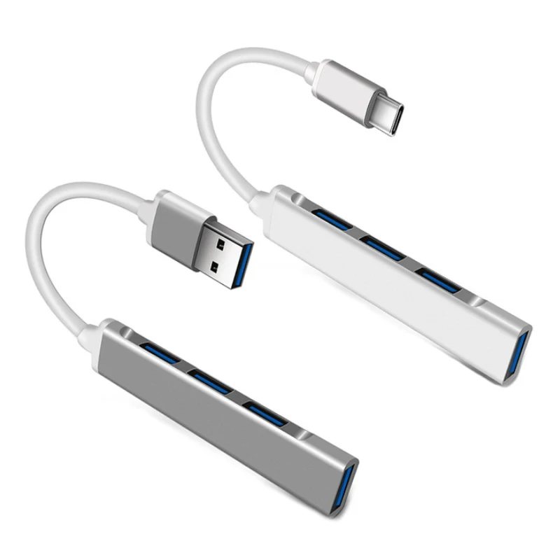 C타입 USB C 허브, 고속 4 포트 멀티 스플리터 어댑터, OTG, 맥북 15 에어 액세서리