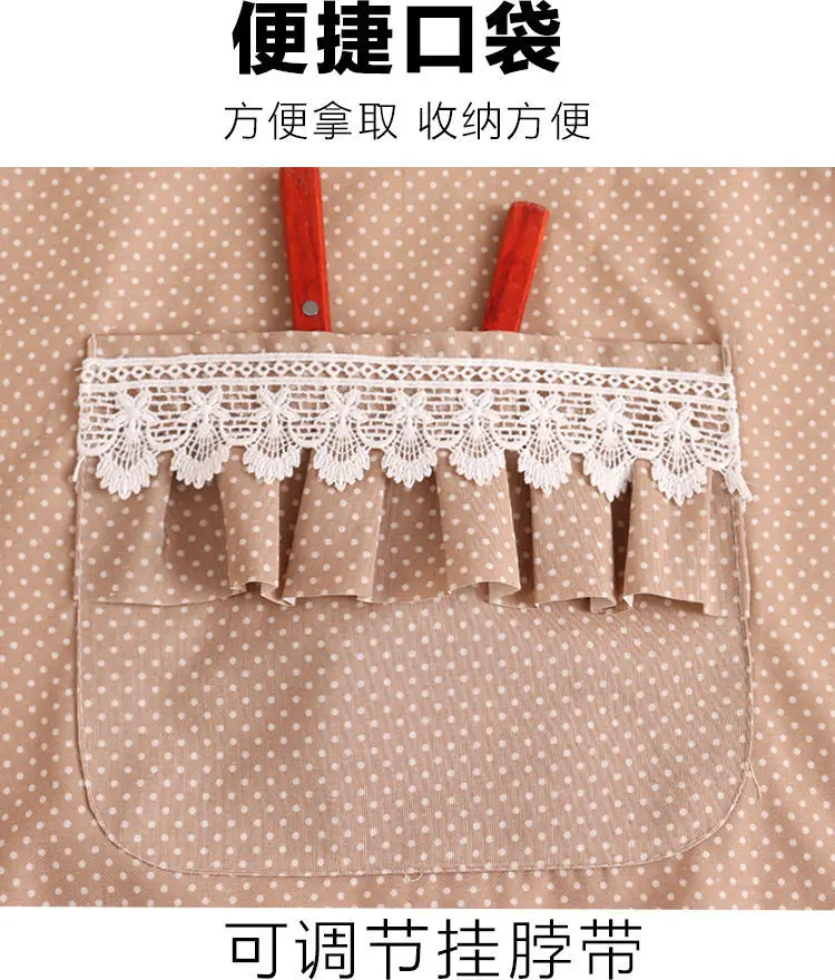 Spitze Atmungsaktive Wasserdichte Schürze Blume Shop Kaffee Shop Arbeit Uniform Home Küche Kochen Reinigung Apronkitchen schürzen hause che – Detail 7