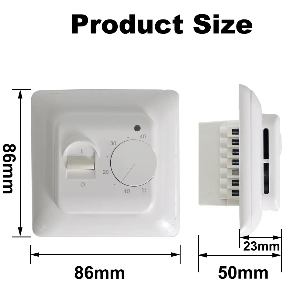 Electronic voltage regulator Thermoregulator infrared floor cable home improvement thermostat warm 220v heating film underfloor heating collector