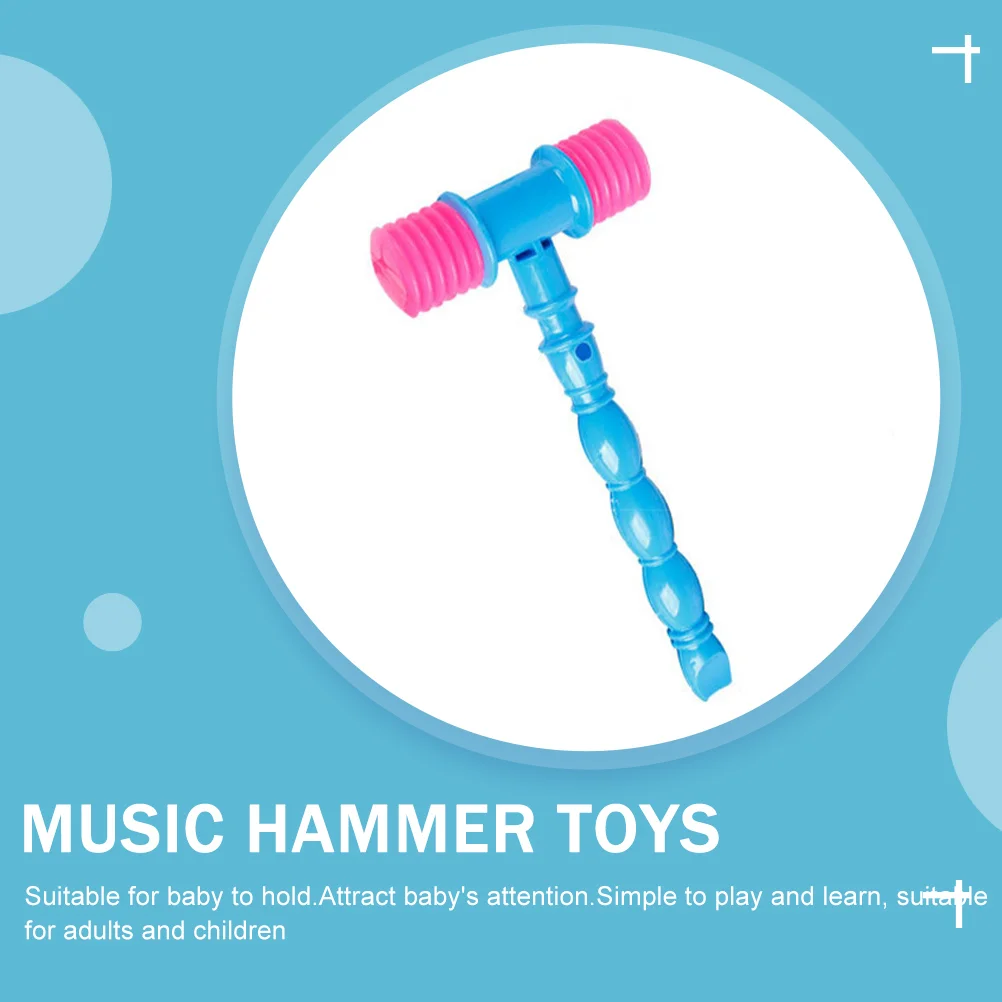 Mini Hammer 8 Pcs Flute Hammer Educational Kids Plaything Music Mini Music Hammer Toys For Kids Gavel Baby Tools for Playing Pvc Small