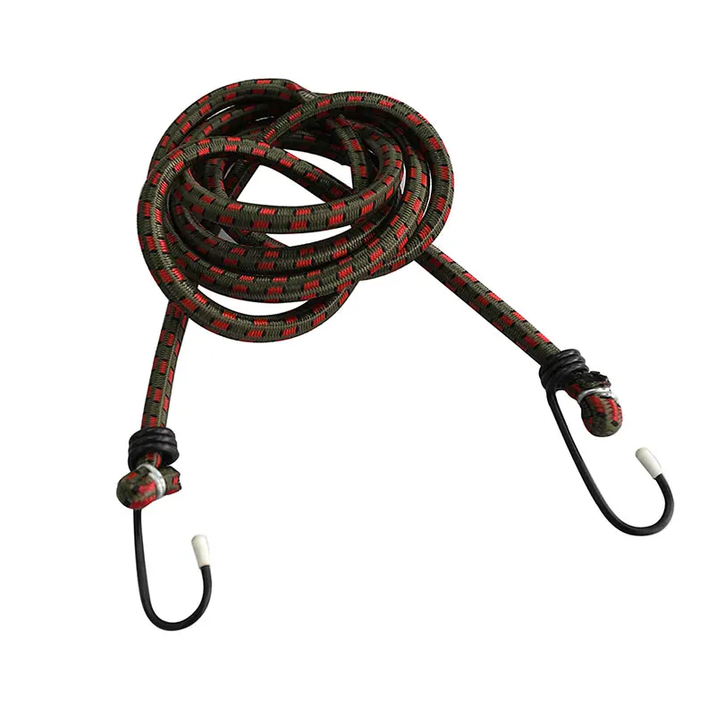 Description Picture 3 of item1pc 1.5m Stretch Elastic Bungee Cord Hooks Brand Bikes Rope Tie Car Luggage Roof Rack Strap Hooks Bicycle Tied