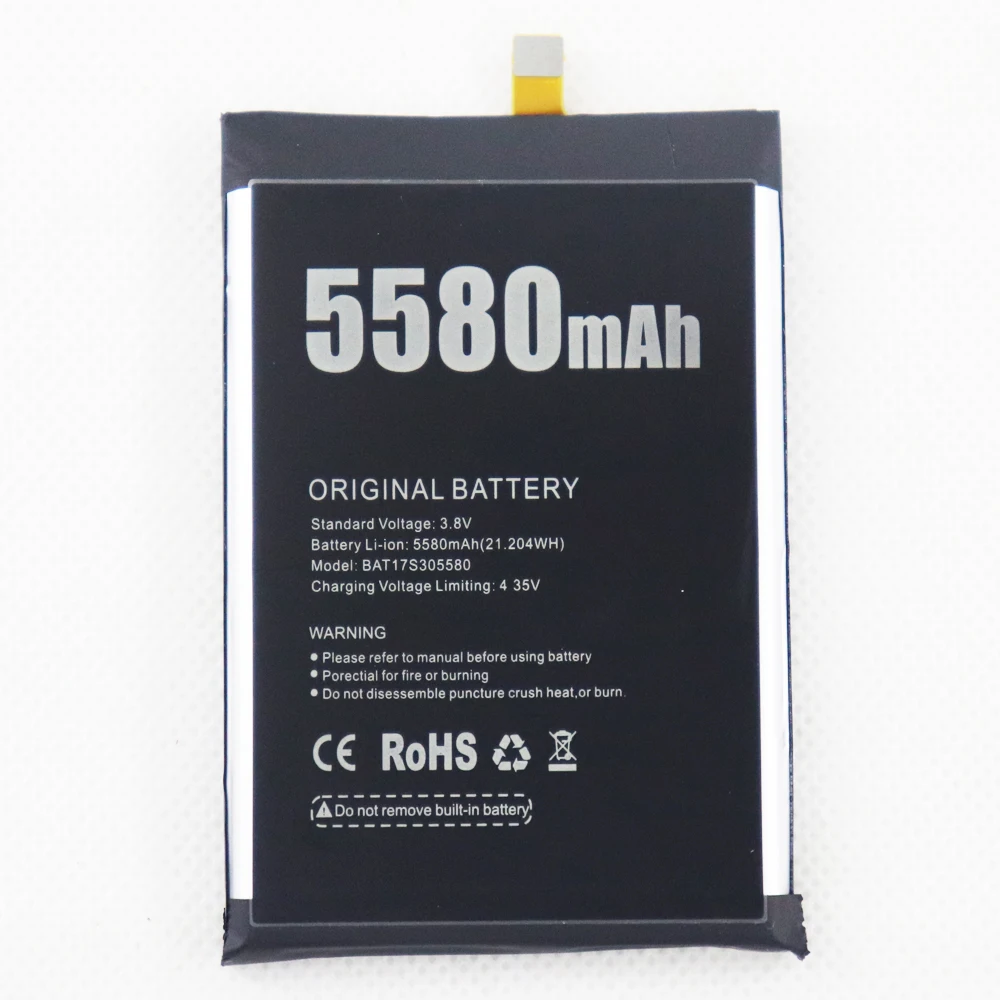 

2pcs 5pcs 10pcs 20pcs Battery For Doogee S30 3.8V 5580 mAh BAT17S305580 Phone Battery