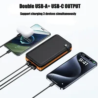 Folding Solar Power Bank with 4 Solar Panels 50000mAh Portable Solar External Battery Compatible with IOS Android USB-A USB-C - Image 4