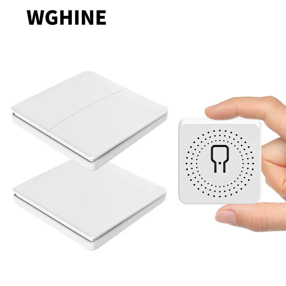 WGHINEWirelessPushButtonSwitch433mhzRfSelfPoweredNoBattery