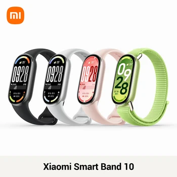 Xiaomi Mi Band 10 Bracciale intelligente AMOLED da 1,72 pollici Versione cinese 2025 Miband 10 M2457B1