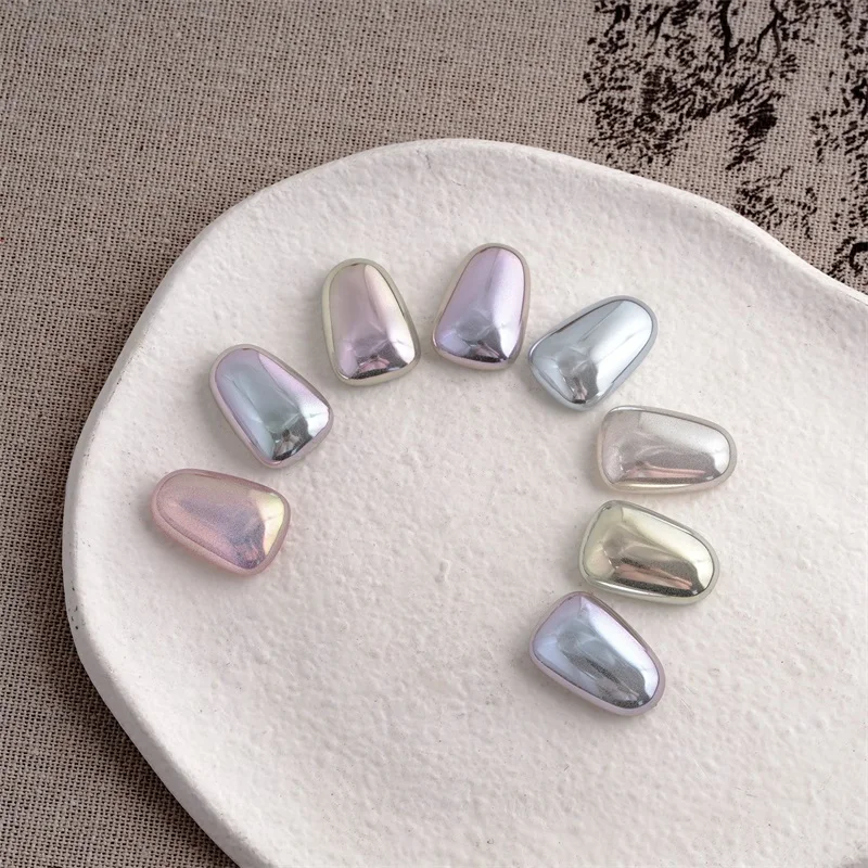 HNDO Summer Aurora Chrome Powder Solid Color Effect for Nail Art Manicure Design Electroplated Luster Pigment Dust