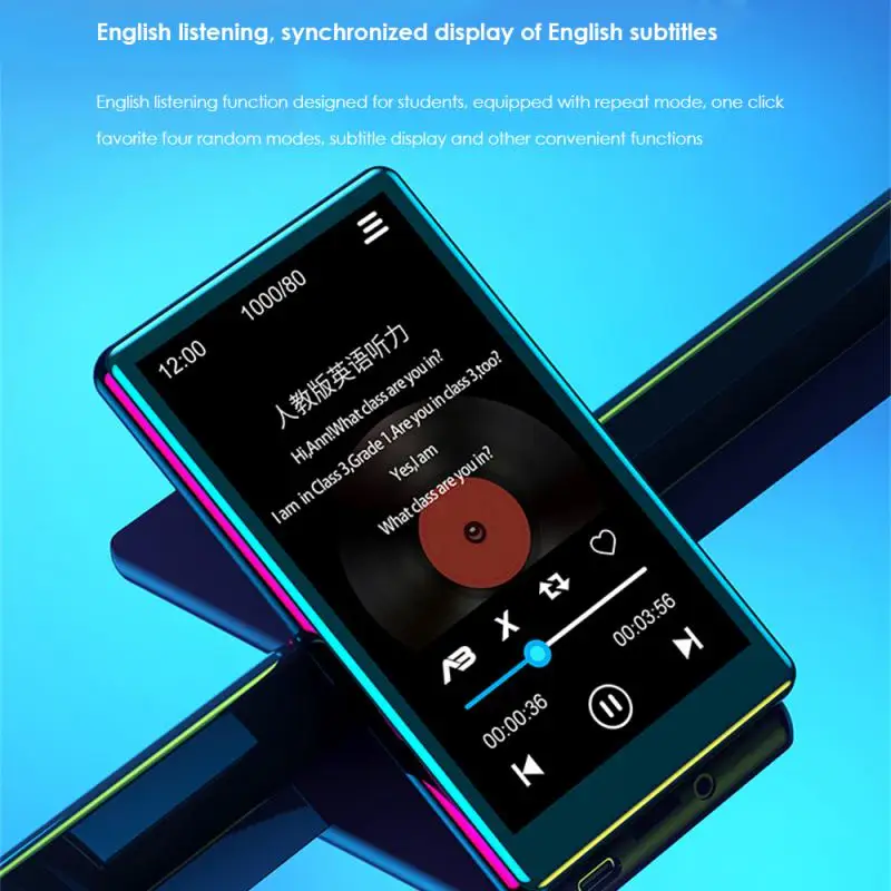 Portable WiFi MP4 Player Bluetooth MP5 HiFi Sound Music MP3 Player 4.0 "Full Touch Screen FM/Recorder/Browser/Support Max 256GB