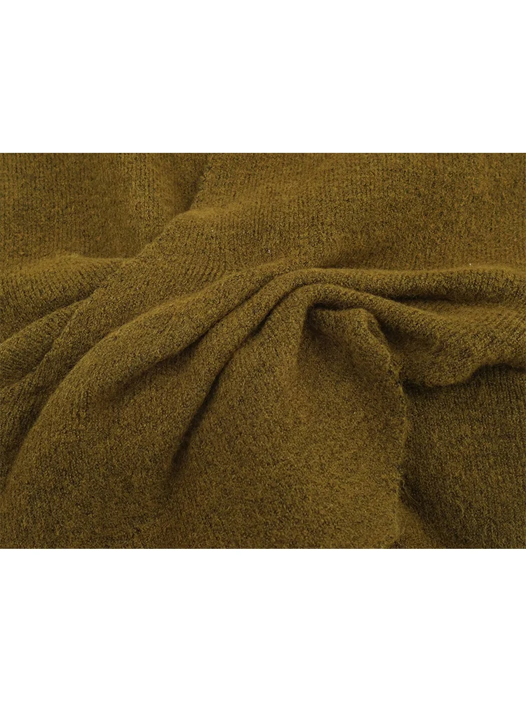 Women Stylish Knitted Sweater Slim Fit Vintage Elegant Solid Spring Autumn Short Sleeve Knit Wear Fashion Female Knit Pullover