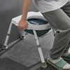 Stable Elderly Potty Chair  Nonslip, Constant Temperature Adjustable Maternity Toilet Frame, Comfortable Commode Chair 1