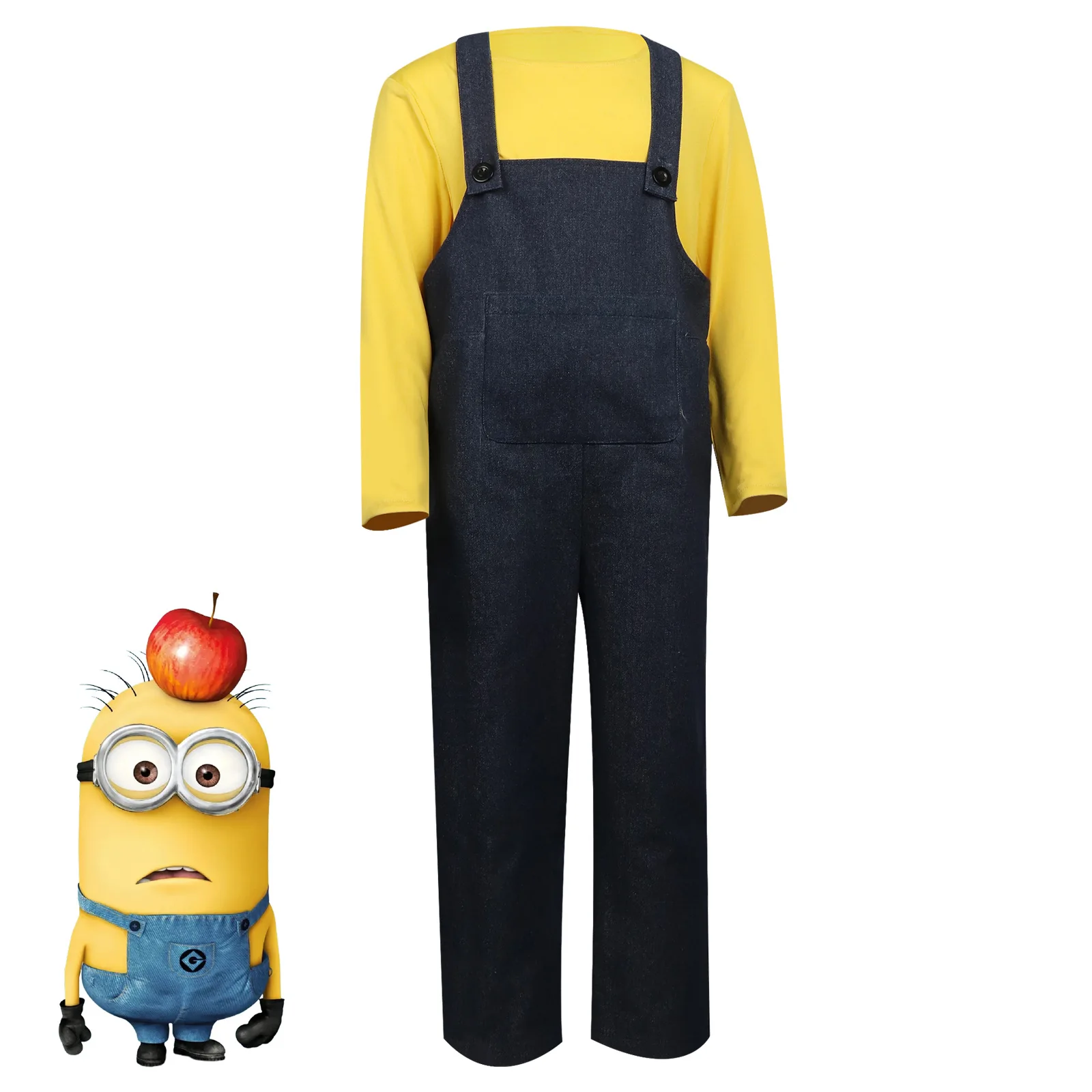 Despicable Me costume Minion jumpsuit movie cosplay cosplay stage performance costume