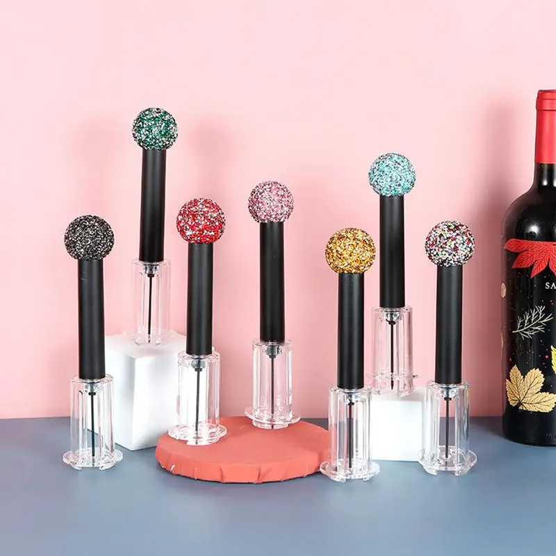 

1 Pcs Air Pump Wine Bottle Opener Portable Easy Cork Remover Corkscrew Handheld Metal Bottle Openers For Home Party Wines Tools