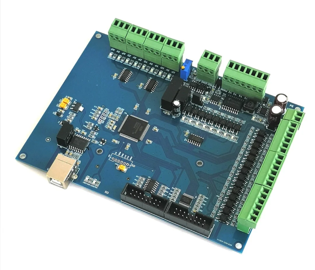 3D USB CNC MK2 3 4 5 6 9축 오프라인 모션 제어 조각 기계 제어 카..