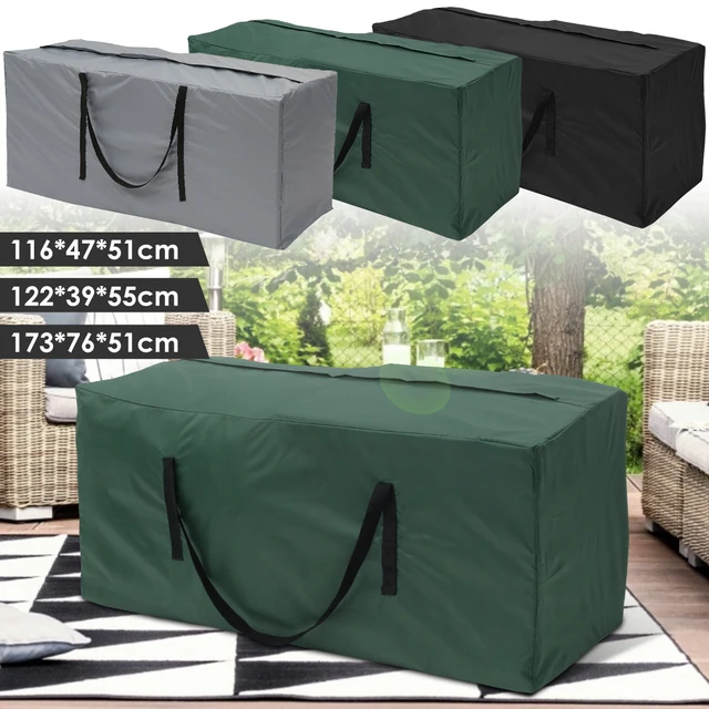 Sac de rangement de coussin, housse de protection pour meubles de grande capacité, jardin extérieur, étanche à l'eau et à la poussière, organisateur d'arbre de noël, nouveau 1