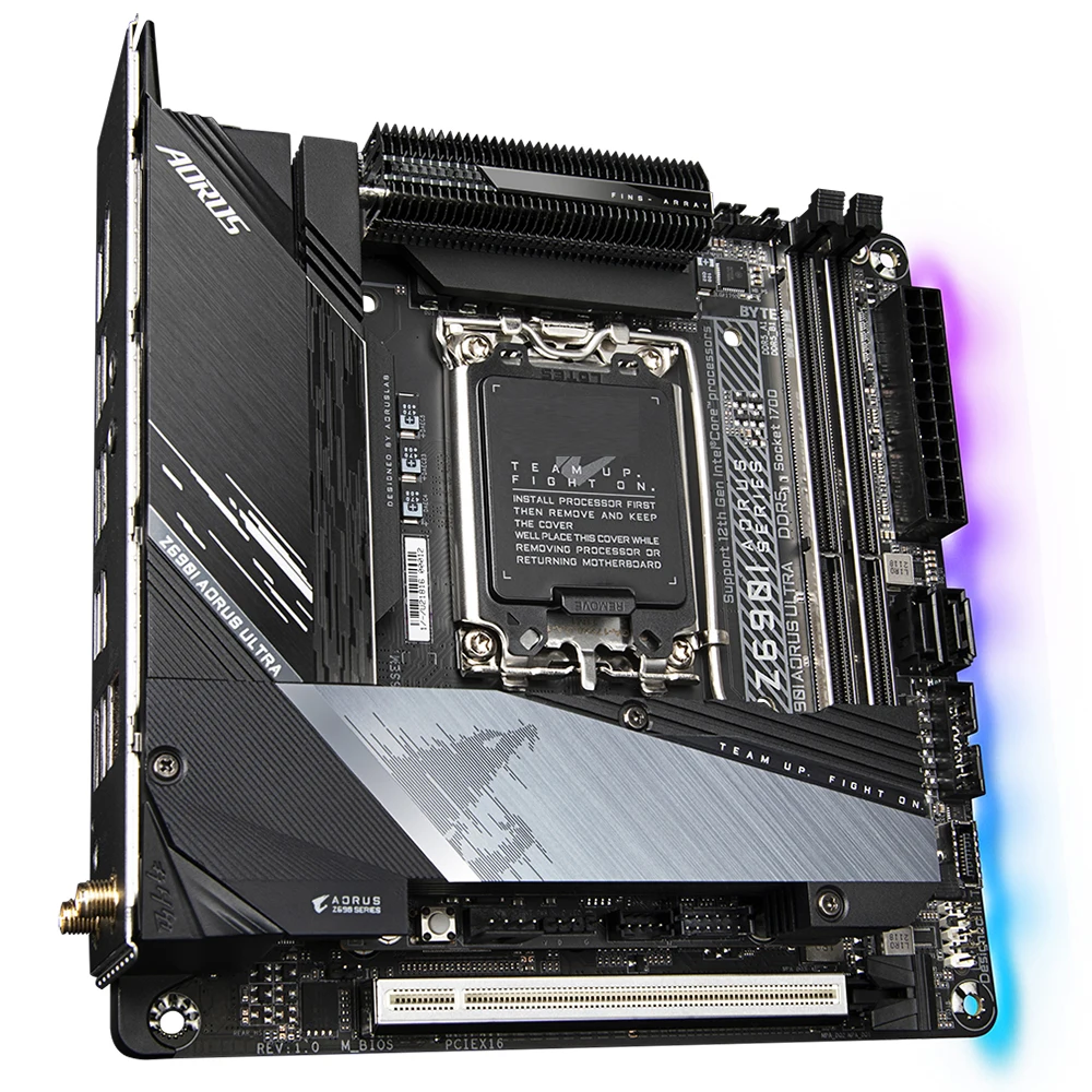 

Z690I AORUS ULTRA For Gigabyte LGA1700 Z690 2*DDR5 64GB Mini-ITX Desktop Motherboard High Quality Fast ShipDIY Brand