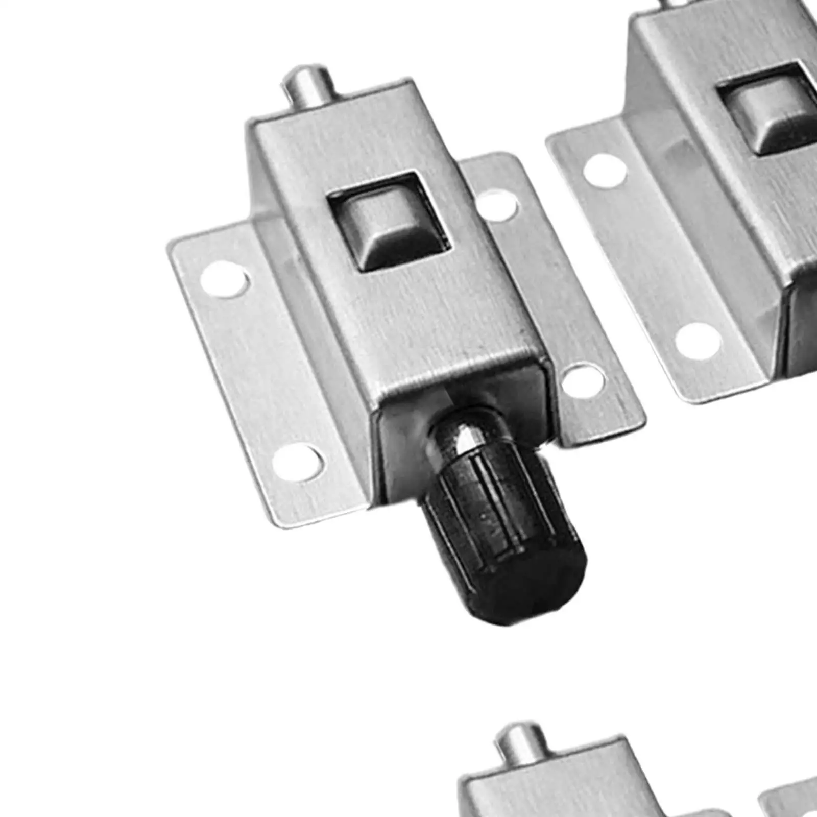 4x Door Latch Bolts, Window Locks, Gate Lock Press Buttons, Spring Loaded Latch Automatic for , Garden Doors,Motor Home