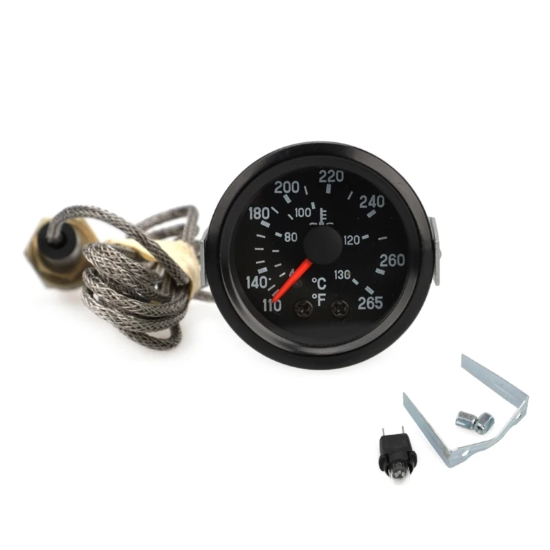 

Датчик температуры 12 В, четкий и легко читаемый, 2 дюйма, измеритель температуры, необходимый для обслуживания автомобиля, 50LC