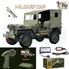 JJRC C8815 Rc Car 1941 JEEP WILLYS 2.4g 4wd RTR Crawler Climbing Scale Military Truck Offroad Vehicle Adult Toy Gift for Kids 1