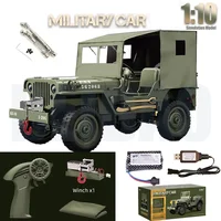 JJRC C8815 Rc Car 1941 JEEP WILLYS 2.4g 4wd RTR Crawler Climbing Scale Military Truck Offroad Vehicle Adult Toy Gift for Kids 1