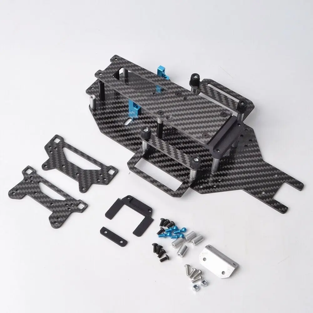 Carbon Chassis Kit for Tamiya TA02 TA02W TA02S TA02SW TA02T
