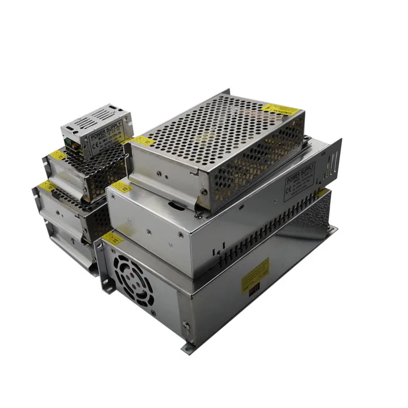 

Трансформатор питания WS2812B WS2801 SK6812 SK9822, Светодиодная лента, переключатель, 5 В, 12 В, 24 В, 2 А, 3 А, 4 а, 5 А, 8 А, 10 А, 12 а, 20 А, 30 А