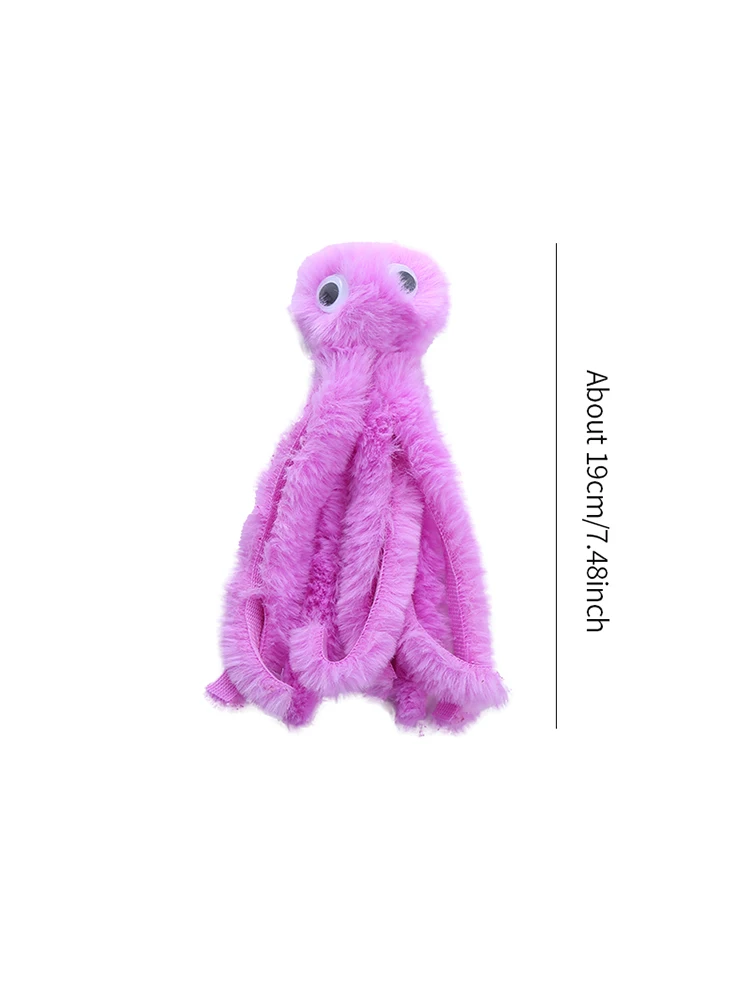 Cat toy Cute octopus plush toy bite resistant teeth interactive thumbnail 2