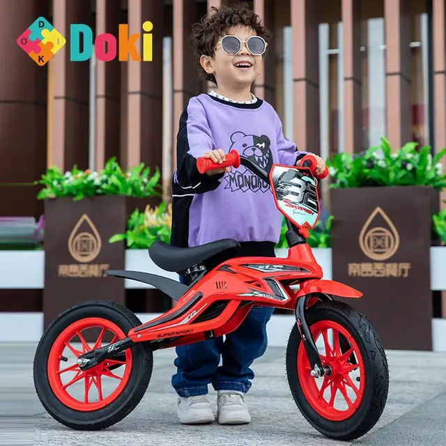 DokiToy Creative Cool Children's Sliding Balance Bike 3-8 Years Old Pedalless Scooter With Light Music Balance Bike New 2022 1